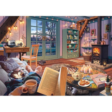 Ravensburger Cozy Retreat 300 Piece Large Format Jigsaw Puzzle For Adults - 17472 - Every Piece Is Unique, Softclick Technology Means Pieces Fit Together Perfectly