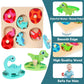Wooden Puzzles For Toddlers 1-3 2-4, Montessori Baby Dinosaur Toys For 1 2 3 Year Old Boy Girl Christmas Birthday Easter Basket