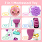 Iplay, Ilearn Baby Unicorn Activity Cube, Infant Busy Cube Montessori Toy For 1 Year Old, Babies Carseat Plane Travel Toy, Toddler Sensory Development Learning Birthday Gift 6-9-12-18 Months 2 3 Years