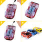 INLAIER Light Up Toy Cars - 5 LED Flashing Racing Car Track Accessories - Yellow - Compatible with Magic Tracks (3 Pack)