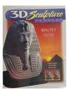 Milton Bradley 3D Sculpture Puzzle King Tut - 200 Pieces, Cardboard, Multicolored, Ancient Egyptian Assembly & Disassembly Set