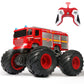 Vijisuki Remote Control Fire Truck Monster Truck Toy,1/18 Rc Fire Truck,2.4Ghz Offroad Hobby Rc Racing Car With Led, High Speed,