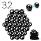 32 Pcs Magnetic Balls Fidget Toy mature-themed Fidget Toys  Science Kit for Anxiety Relief Office Desktop Decoration  Anti Anxiety  Executive Desk Toys  Building Crafts for Teens Party Favors Gift(Balck)