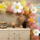 Daisy Flower Balloon Garland Arch Kit 137 Pcs Groovy Flower Foil Balloons Boho Pastel Pink Yellow White Orange Birthday Party De