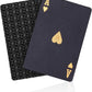 Acelion Waterproof Playing Cards, Plastic Playing Cards, Deck Of Cards, Gift Poker Cards (Black Diamond Cards)