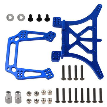 Vgoohobby Aluminum Alloy Front & Rear Shock Tower Mounts 2WD Upgrade Parts Compatible with Traxxas 2WD Slash Rustler VXL Bandit