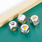 4 PCS Food Dice for Couples 50th 11th Anniversary Steel Gifts for Him Her Boyfriend Gifts from Girlfriend Bachelorette Gifts Bri