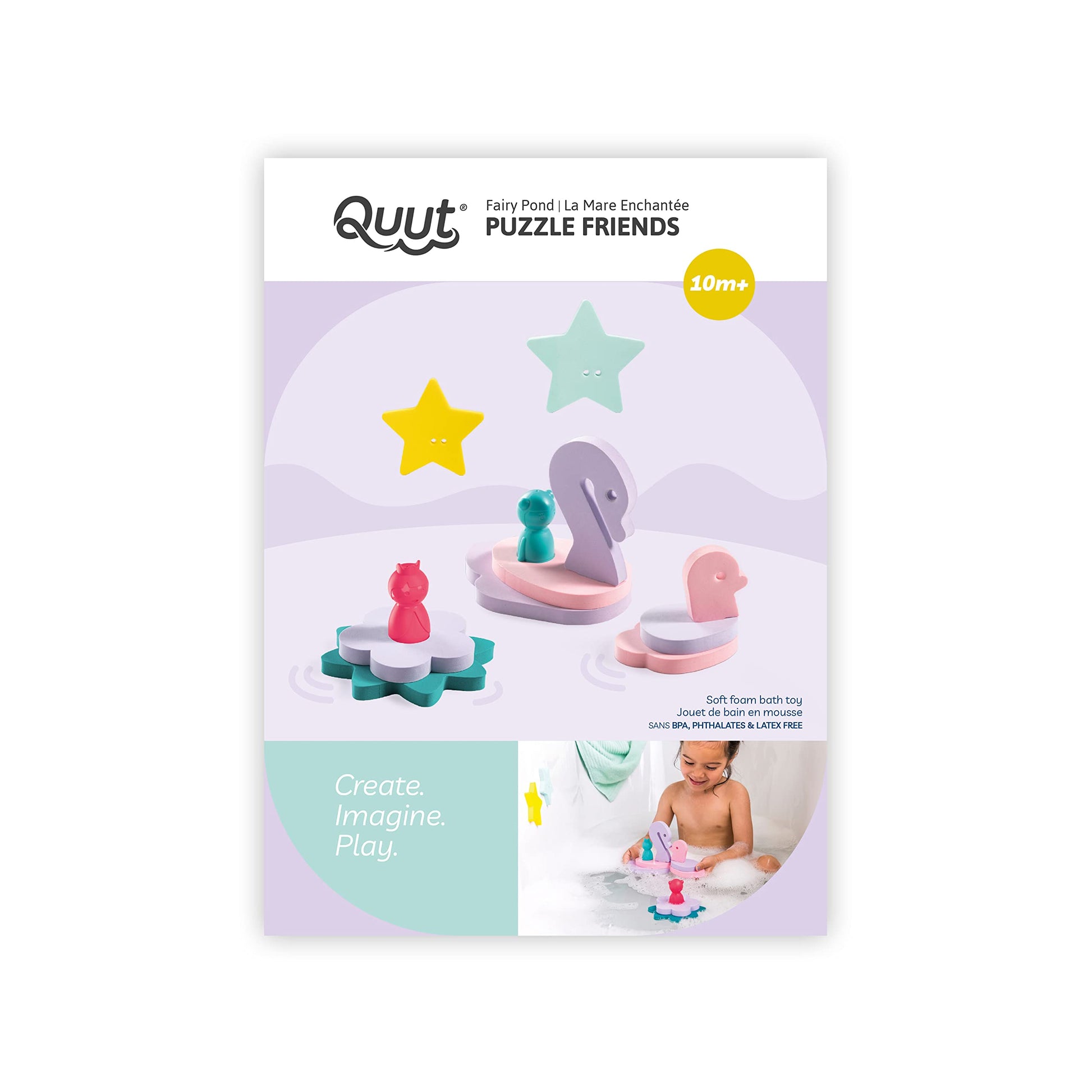 QUUT | Sail Away Puzzle Friends | Award Winning Childrens Bath Toy & Game