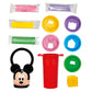 Play-Doh Mickey Mouse Clubhouse Stackable Toy Set, Small, Plastic, Green/Purple/Yellow/Pink, Model G2322, Arts & Crafts for Kids 2+