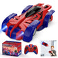 Aomifmik Wall Climbing Remote Control Car, 360 Rotating RC Stunt Car with Headlight, Rechargeable RC Car Toys for 3 4 5 6 7 8-12