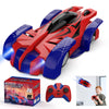 Aomifmik Wall Climbing Remote Control Car, 360 Rotating RC Stunt Car with Headlight, Rechargeable RC Car Toys for 3 4 5 6 7 8-12