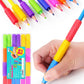 Lesong Sensory Fidget Toys Kids Adults: 24 Pack Textured Silicone Pencil Grips For Autism Kids Calming - Adhd Tools For Anxiety