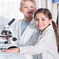 Seajan 12 Pcs Unisex Kids Lab Coat Bulk Soft Kids Scrubs White Doctor Coat Scientist Halloween Costume for Boys and Girls (XL Si
