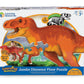 Learning Resources T-Rex Jumbo Dinosaur Floor Puzzle - 20 Pieces, Ages 3+ 3D Puzzles For Kids, Dinosaur Puzzle For Kids, Dinosau