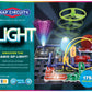 Snap Circuits Light Electronics Exploration Kit | Over 175 Exciting Stem Projects | Full Color Project Manual | 55+ Snap Circuits Parts | Stem Educational Toys For Kids 8+,Multi