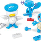 Mega Pok  Mon Action Figure Building Toys Set, Water-Type Trainer Team With 79 Pieces, 2 Inches Tall, For Kids