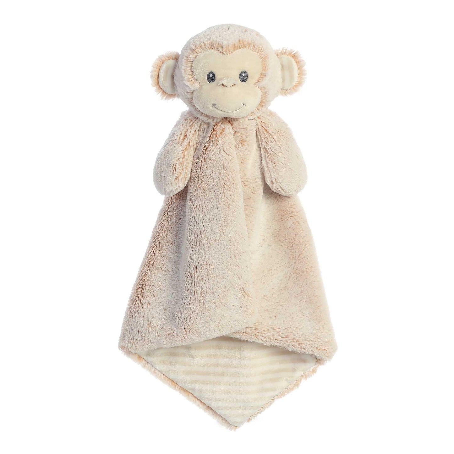 Ebba Aurora® Snuggly Cuddlers Luvster™ Marlow Monkey Baby Stuffed Animal - Comforting Companion - Security And Sleep Aid - Brown 16 Inches
