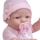 Jc Toys - La Newborn Nursery | 7 Piece Baby Doll Gift Set | 12' Life-Like Baby Doll With Accessories | Pink | Ages 2+ (18344)