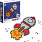 Plus Plus - Puzzle By Number Rocket Of 500 Pieces - Construction Set - Pp3930