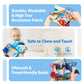 Baby Books 0-6 Months,Infant Tummy Time Toys High Contrast Sensory Baby Toys 6 To 12 Months Touch Feel Book Gift Christmas Stocking Stuffers For Boys Girls 0-3 Months Book Early Learning Stroller Toy