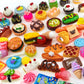 Nuanmu Miniature Food Drink Bottles Set - 100 Pieces, Small Resin Toys for Dollhouse Pretend Play, Multicolor, Model NM001
