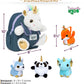 Naturally Kids Toddler Backpack W Stuffed Animal Toys, Toddler Gifts For Boys Girls, Small Backpack, Unicorn Toys