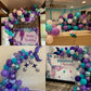 Mermaid Balloon Arch Kit With Tail Mermaid Theme Balloon Garland Pastel Pink Purple Blue Green Metallic Silver Latex Balloons Co
