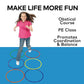 Fun Express Large 20 Inch Obstacle Course Agility Rings, Set Of 6 Rings, Great For Physical Education, Festivals And Outdoor Act
