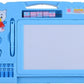 Gold Leaf Magic Drawing Slate with Black Slate Chalk Board, 2 in 1 Educational Board (Blue)