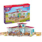 Schleich Horse Club - Lakeside Riding Center, 115 Piece Horse Stable Playset With 3 X Horses, Collectible Toy Animals And Horse