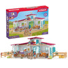 Schleich Horse Club - Lakeside Riding Center, 115 Piece Horse Stable Playset With 3 X Horses, Collectible Toy Animals And Horse