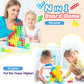 BBnote 96PCS Stack Game for mature-themed & Kids  Tetra Board Tower Games for Family Travel Party  4 Players Balance Stacking Toy  Team Toys Building Block