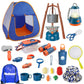 Meland Kids Camping Set With Tent - Camping Gear Toy With Pretend Play Outdoor Toy For Toddlers Birthday Gift