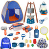 Meland Kids Camping Set With Tent - Camping Gear Toy With Pretend Play Outdoor Toy For Toddlers Birthday Gift