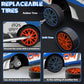 YUAN PLAN Remote Control Car RC Drift Car 2.4GHz 1:24 Scale 4WD 15KM/H High Speed, Rechargeable High Speed RC Cars with Cool Lig
