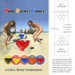 EP EXERCISE N PLAY Pool Games Competitive Team Improve Teamwork Suitable for:Courtyard,Beach,Outdoor. Water Games for Adults Gre