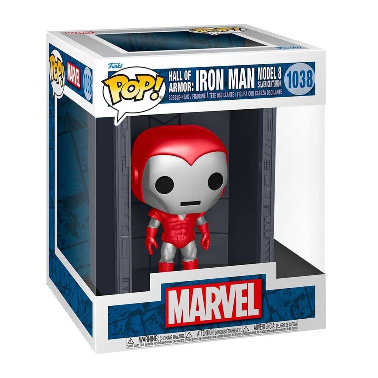 Funko Pop! Marvel: Hall of protective covering Silver Centurion Deluxe Vinyl Figure