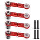 Acekeeps 4-Pack Aluminum Anti-Roll Narrow Sway Bar Suspension Arm Linkages Upgrade Parts For Arrma Rc 1/10 Senton 1/8 Typhon Kra