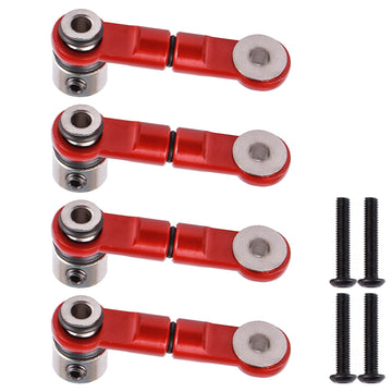 Acekeeps 4-Pack Aluminum Anti-Roll Narrow Sway Bar Suspension Arm Linkages Upgrade Parts For Arrma Rc 1/10 Senton 1/8 Typhon Kra