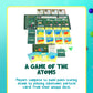 Genius Games Subatomic: Atom Building Game (2nd Edition) - Medium Cardboard - Educational Science Board Game for Teens & Adults