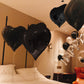 30 Pcs Black Heart Balloons 18In Foil Heart Shaped 18 Inch Balloons Helium Mylar Balloons Foil Balloon Decoration For Women Girl