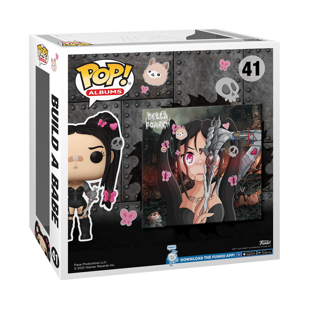 Funko Pop! Albums Bella Poarch Build a Babe Vinyl Collectible Figure Multicolor Model 66453