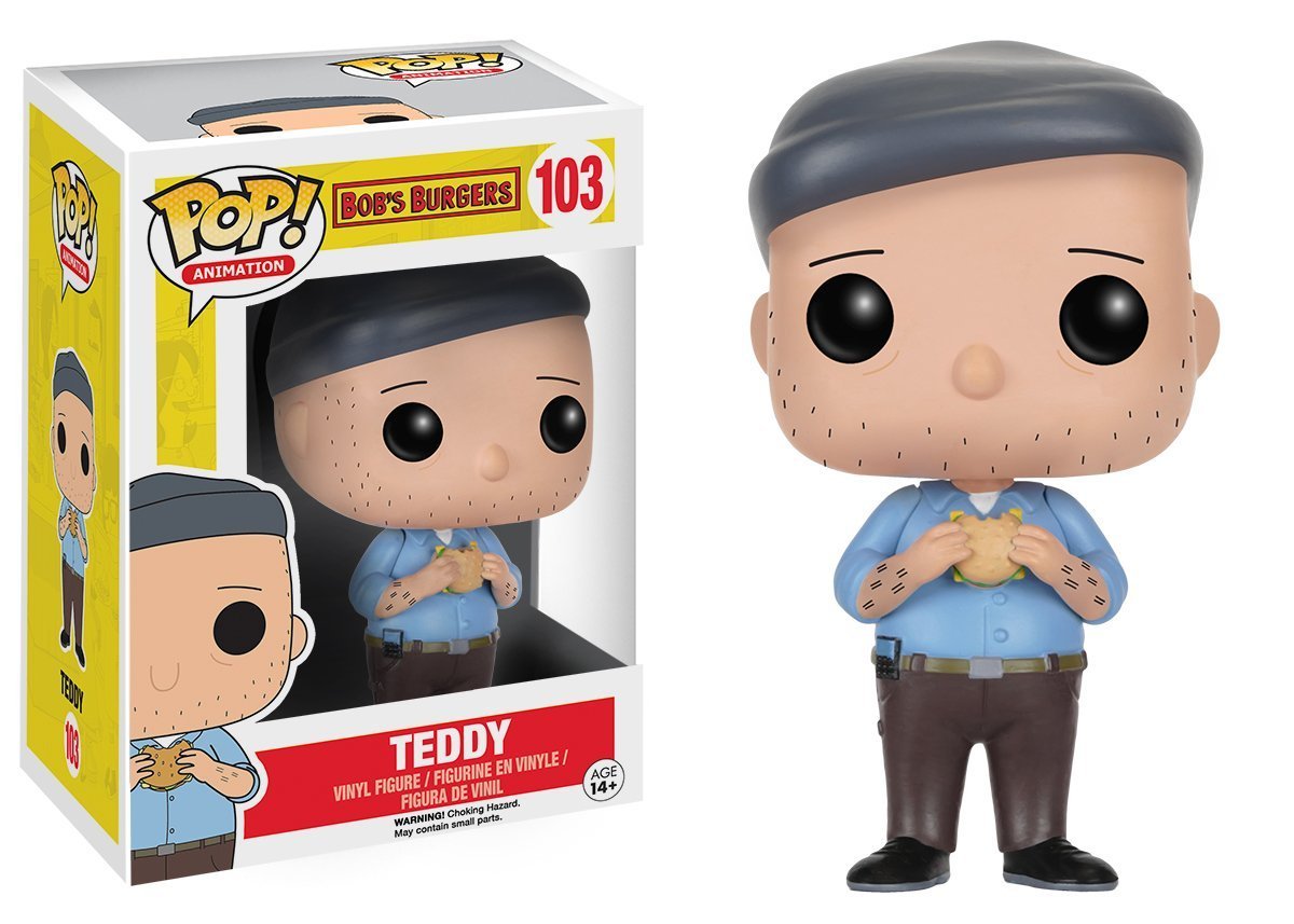 Funko POP Bob’s Burgers Teddy Action Figure - 3.75" Vinyl - Beige/Brown - Model 7646