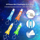 Helicopter Flashlight Keychain Rocket Led Flashlight For Kids Space Party Favors Helicopter Key Ring Astronaut Party Favors(60 P
