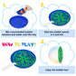 Roberly 25 PCS Big Bubble Wands Set with Tray Solution, Giant Bubbles Wands Toys for Kids Adults Summer Outdoor Activities Birth