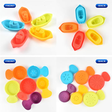 Cosaway Baby Bath Toys For Kids Ages 1-3 Toddler Water Toys For Bath Tub Baby Toys 6 To 12 Months For Toddlers Infant Gifts 1 2
