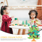 TOYANDONA 1 Set of Baby 3D Jigsaw Puzzle Wooden Tree Bird Shaped Montessori Toy Educational Preschool Learning Toys for Infant T