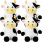 Wettarn 4 Pcs Cows Stuffed Animal Bulk 9.8'' Cow Plush Toy Cows Dolls Cute Soft Cuddly Cow Party Birthday Gifts Cow Party Decor