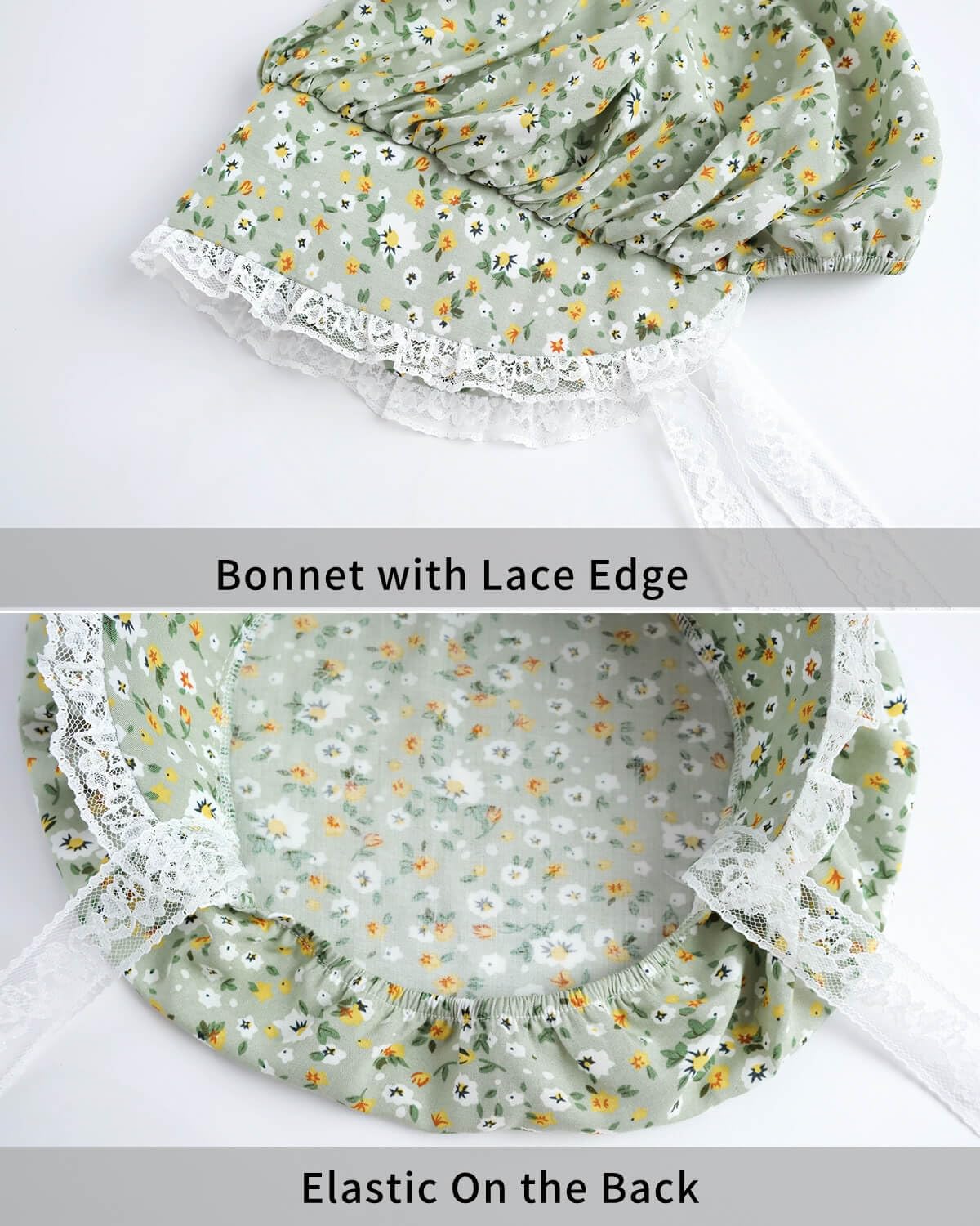 Nuoqi Pioneer Girl Costume, Green Colonial Girl Costume Prairie Dresses with White Apron 8-9