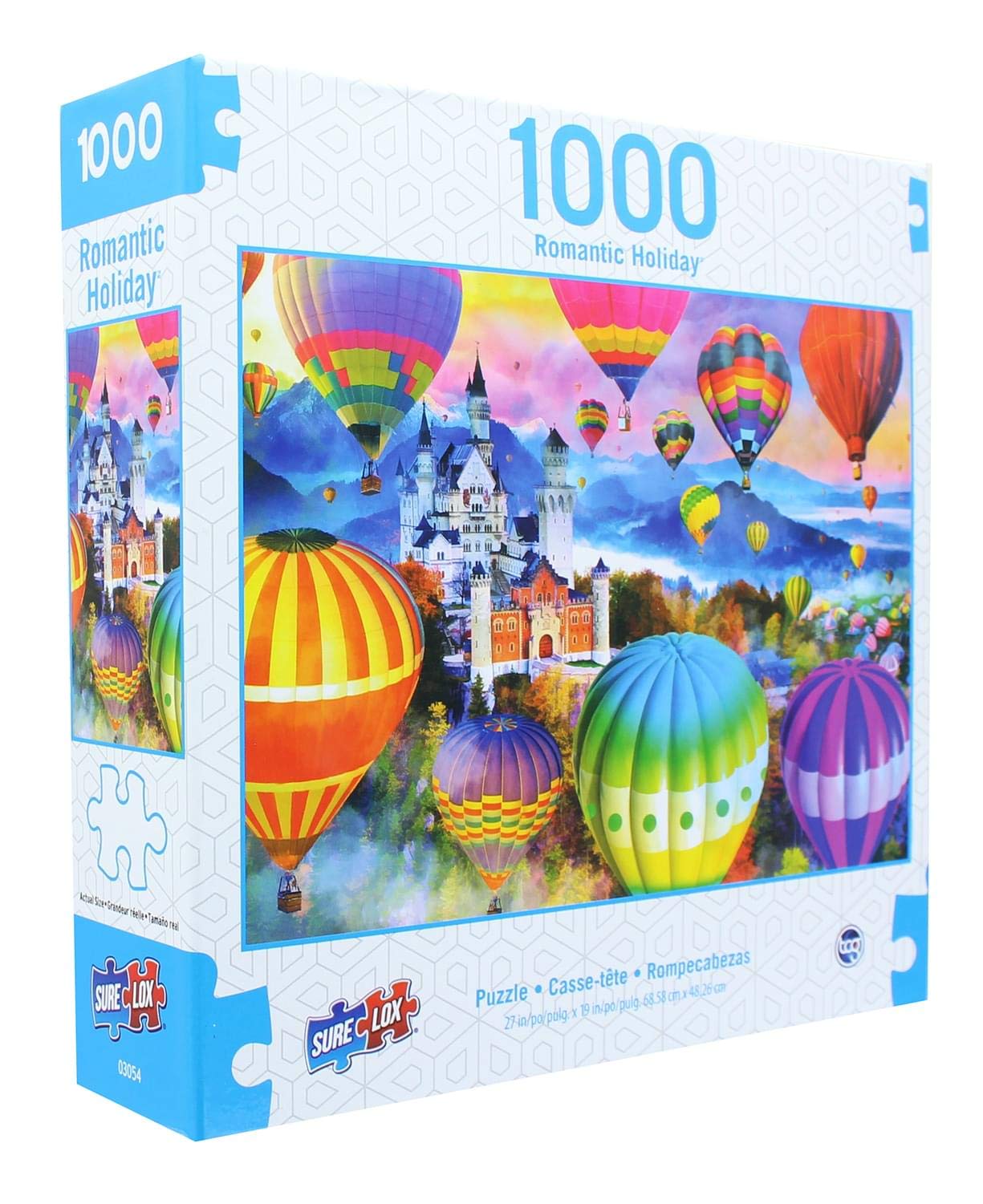 Neuschwanstein Air Balloon Festival 1000 Piece Puzzle